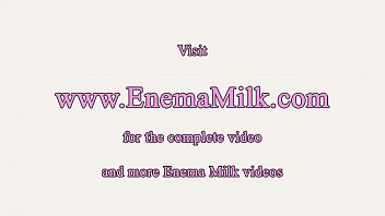 Lesbian enema babes asstoying with dildo