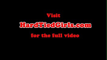 Bigtitted bdsm sub gagging on maledoms dildo