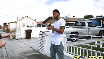 Horny big cocked stud fucking two nastynd-suspicious-around-black-patrol-cops-or