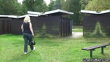 He bangs me right in the changing room