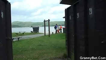 He bangs me right in the changing room