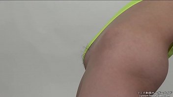 Leotard Fetish A woman who flexibly exercises while showing pubic hair