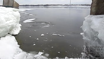 Swim with a long deep dildo (45 cm in ass) in WATER!! #3