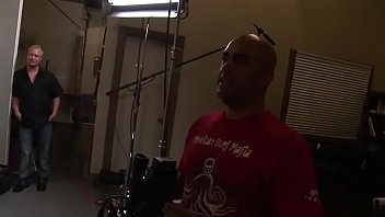 Horny couple gets filmed while they fuck in the locker room