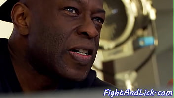 Euro lesbians sixtynining after a cat fight