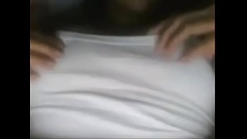 Flashing her Big Plump Titties on CAM