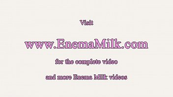 Enema beauties anally fucked in threeway