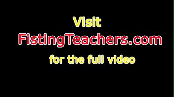 Orally pleasured euro fisted by dyke babe