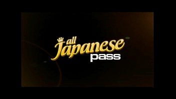 Japanese cougar in silk sucks a big dick for juice