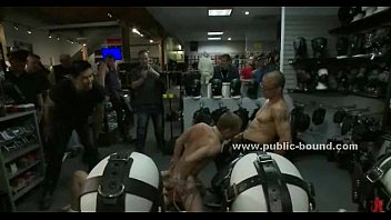 Gay rough men give friends a sex slave