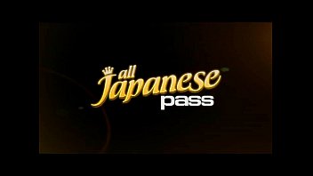 Delicate Oriental beauty jacks off two dicks