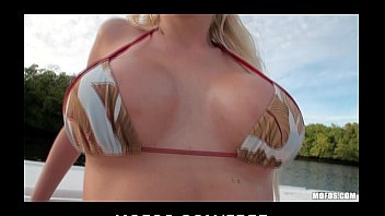 Stunning bikini-clad blonde Jagger Jordan is picked up in public