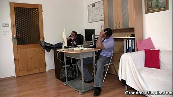 Job interview leads to threesome