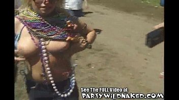 Rock Concert Girls Flashing