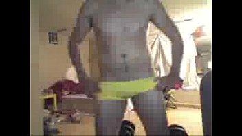 Some latino twink dancing with undies on a popular social camsite