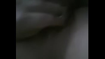 Brandy S rubbing her tits and clit