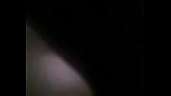 Brandy S rubbing her tits and clit