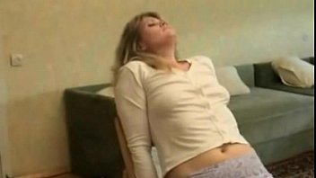 Mature woman - mouth fucked hard