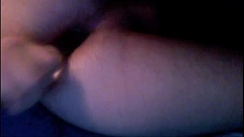 Solo anal masturbation... First ever gape...