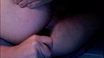 Solo anal masturbation... First ever gape...