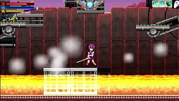 Samurai Sacrament | Stage 3/4 | The next level is too hard and the girl gets fucked by various ninjas and monsters with hard penis and cum | Hentai Game Gameplay P4