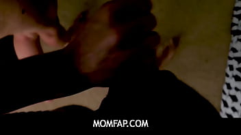 MomFap  -  Stepdaughter Aften Opal thanking her stepdad by sucking his cock