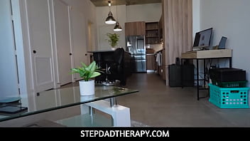 StepdadTherapy  -  When Stepfather Cant Resist Hot Stepdaughter Ailee Anne Titties