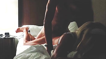 Sarah visits a stranger from Grinder in a hotel room in the city.  Sarah loves to be touched by strangers and old men