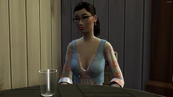 Japanese step mom and step son share the same bed on vacation in Spain - Asian stepson leaves his stepmother pregnant after he fucks her