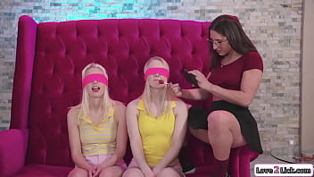 2 babes anal fuck a girl with a lollipop