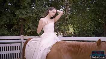 Mexican teen latina Eliza Ibarra is super hot when posing naked outdoor with Playboy