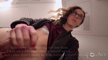 almost got caught masturbating in the airplane bathroom - Emily Adaire TS