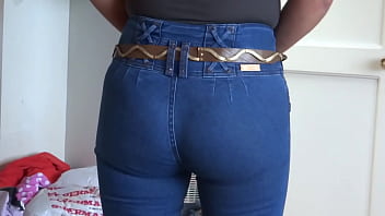 First mutual masturbation with stepson and big cumshot on my hairy pussy