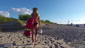 public beach masturbation with jesse empera