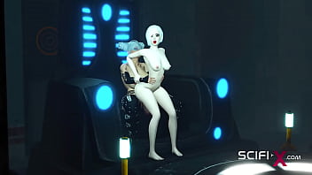 Only fuck A sexy young hottie gets her ass fucked by 3d shemale dickgirl