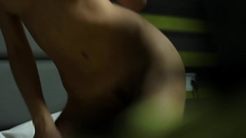 Delicate blond Russian amateur Shumina exposing her big silicone tits