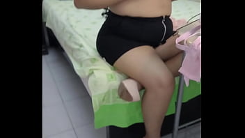 Mexican Lulita dresses as a secretary and seduces her boss in the office to fulfill a fantasy and a personalized video