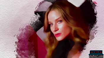 Perfect ass petite Playboy model blonde Roxy Shaw in solo softcore porn