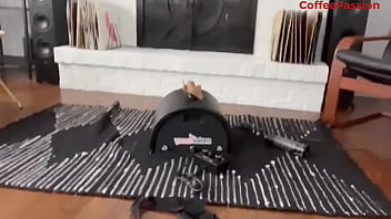 homemade slut friend riding powerful vibrator until she squirts all over herself