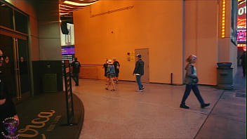 Super Hot White Slut Raven Vice Gets Greeted And Seduced By Old Man At The Golden Gate Casino In Las Vegas