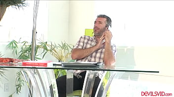 Old man ass fucking his best friends teen stepdaughter