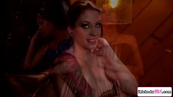 Lesbian teen caressing n pussy licking sexy russian roommate