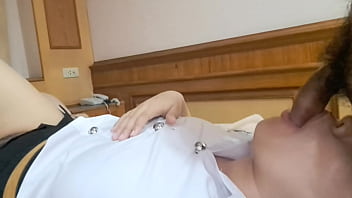 นักศึกษาอมควยท่า69 เสียวควยสุดๆ