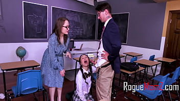 Horny Teacher Will Decide If Students Are Pro Fuckers- Liz Jordan, Lizzie Love