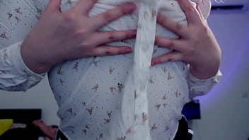 Ice nipple play ice fetish