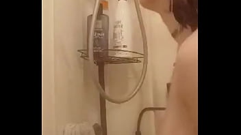 In the shower getting ready for some dick tonight