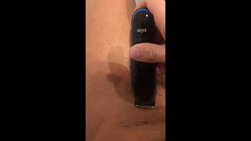 Compilation of dirty videos playing with my dick and waxing