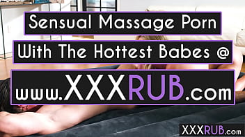 Passion body massage by sexy blonde big tits Russian MILF Slimthick Vic