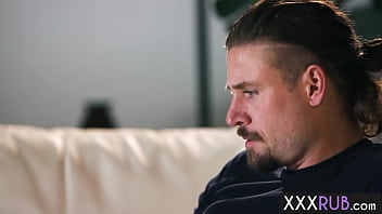 Passion body massage by sexy blonde big tits Russian MILF Slimthick Vic