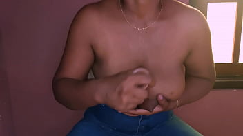 Hot sexy JANAKI DE SILVA sucks her beautiful tits and drips milk